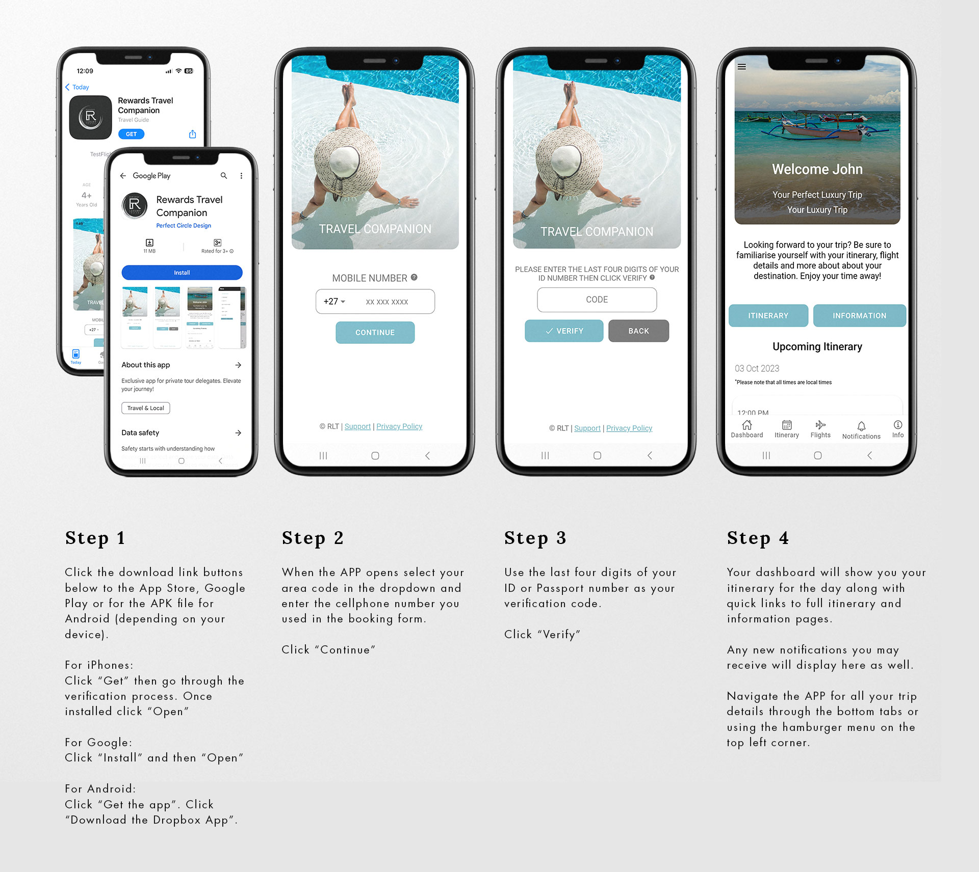 Rewards Steps Phone Rewards Steps Phone